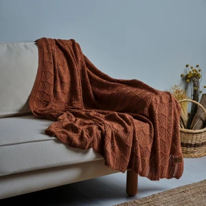 Derin Örgü Tv Battaniyesi (130 x 150 Cm)