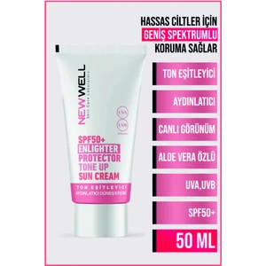New Well Güneş Kremi 50ml Spf50 + Enlıghter Pınk