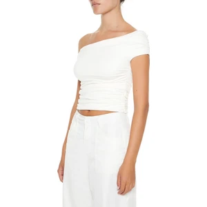 F21 Tek Omuz Detaylı Bluz