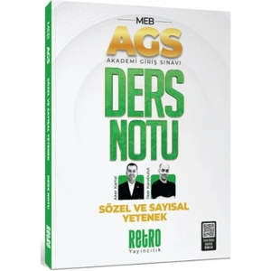 Retro Yayıncılık AGS Sözel ve Sayısal Yetenek Ders Notu