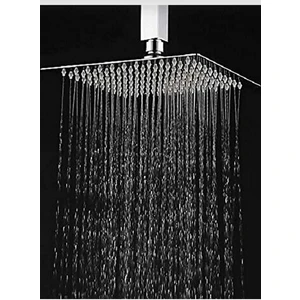 Paslanmaz 304 Kalite Ankastre Slim Tepe Duş Başlığı Metal 25X25 cm