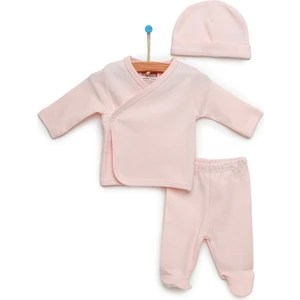 Yenidoğan Organik Zıbın-Şapka-Patikli Alt Unisex