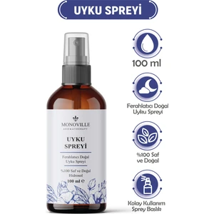 Uyku ve Yastık Spreyi 100 ml %100 Doğal (Sleep And Pillow Spray)