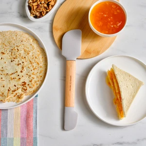 x Refika'dan Çift Taraflı Ahşap Spatula 30 cm