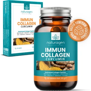 Immun Curcumin Zerdaçal - Beta Glukan - Bitamin A-B6-B12-C-D3-E - Selenyum - Çinko 30'lu Tablet