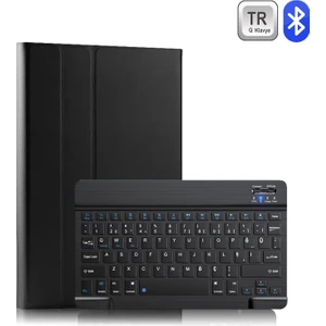 Lenovo Tab M9 9 Inch Tablet ile Uyumlu Bluetooth Türkçe Klavyeli Standlı Kılıf AL4823 Ithl