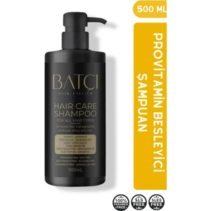 Batçı Hair Ateliler Batçı Hair Atelier Sülfatsız Derinlemesine Besleyici Provitamin B5 Şampuan 500 ml 8684172952439, One Size