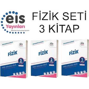 Eis Yayınları Eis Yks Daf Fizik 1-2-3 Set (3 Kitap) Yeni Mavi Seri Ders Anlatım Föyleri