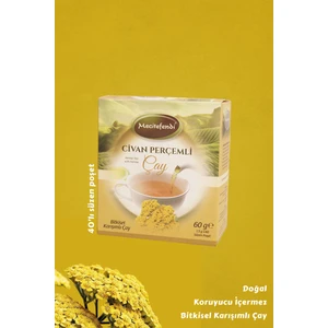 Civan Perçemli Bitkisel Karışımlı Çay 40'lı Süzen Poşet Doğal İçerik ile Rahatlatıcı
