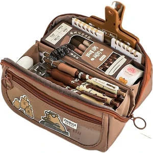 Kız ve Erkek Öğrenciler Için Kalem Çantası, Süper Geniş Kapasiteli Kalem Kutusu, Ortaokul Öğrencisi ve Kız Çok Fonksiyonlu Kırtasiye Kutusu (Yurt Dışından)