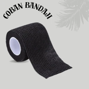 A Plus Sağlık ( 7,5 cm x 4,5 m ) Siyah Renk Coban Bandajı Elastik Kendinden Yapışkanlı Coban Bandajı Yüksek Kalite.