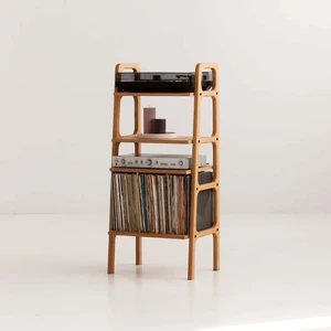 Vinilo Ahşap, 114X50, Tik Renk, Kitaplık ve Pikap Standı CPT4672-50