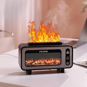 K05 Retro Şömine Görünümlü Humidifier Buhar Makinesi