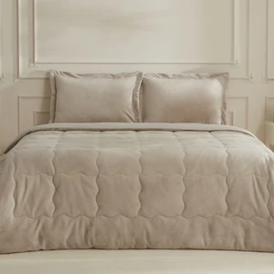 Karaca Home Flufy Tek Kişilik Soft Dream Comfort/Uyku Seti Bej