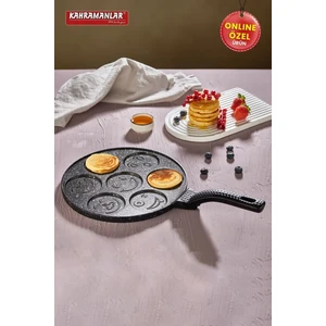 Helegra Döküm 28 cm Siyah Pankek Tavası