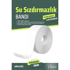 Premium Su Sızdırmazlık Bandı Beyaz - Kenar Sızdırmalık Bandı