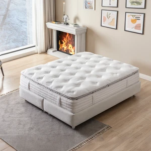 HB Bedding | Sleepy Ortopedik Tavşan Tüylü Torba Paket Yaylı Yatak | Lüks ve Sağlığın Buluştuğu Nokta | 33cm Kalınlık |