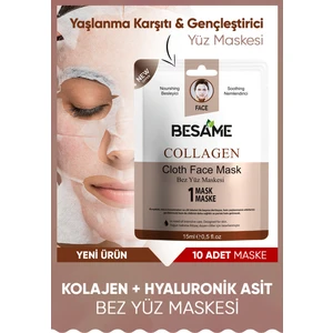 Collagen Provitamin B5 Nem Bombası Kağıt Yüz Maskesi 10'lu Paket