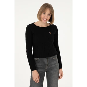 U.S. Polo Assn. Kadın Siyah Kazak /Triko 50288981-VR046