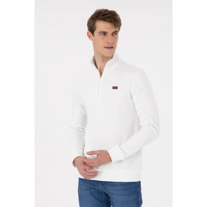 U.S. Polo Assn. Erkek Ekru Sweatshirt 50298243-VR019