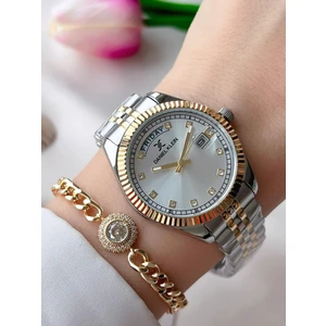 Daniel Klein Çelik Kordon 30 mt Suya Dayanıklı Kadın Kol Saati+Bileklik BFG.10661.X5