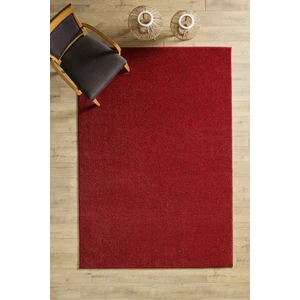 Red Halı Oturma Odası Halısı, Düz Kırmızı, Modern Kısa Tüylü Dikdörtgen Yumuşak