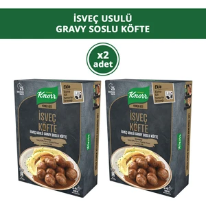 Yemek Kiti Isveç Usulü Gravy Soslu Köfte 3-4 Kişilik 150G X2