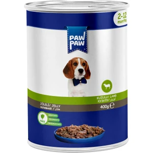 Jelly Kuzulu Yavru Köpek Konserve Maması 400 gr 24 Adet