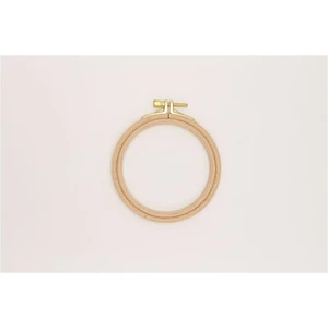 Ahşap Vidalı Nakış Kasnak No:1 - 8 mm Açık Kahverengi