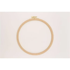 Ahşap Vidalı Nakış Kasnak No:5 - 8 mm Açık Kahverengi