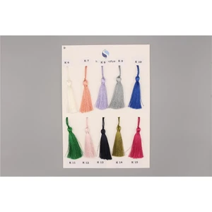 Polyester Püskül - 7 cm Lila