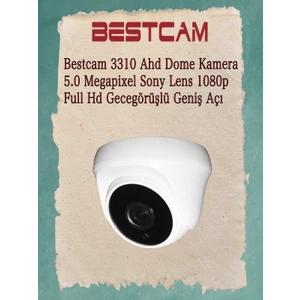 Ahd 3310 Dome Kamera 5 Mp Sony Lensli 1080P Full Hd Gece Görüşlü Geniş Açı