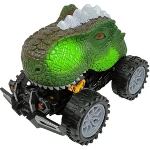 Can-Em Oyuncak Sürtmeli Dinazor Robota Dönüşen Araba 14 cm - Yeşil
