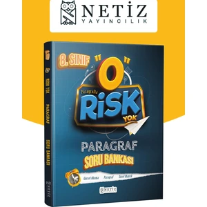Netiz Yayıncılık Risk Yok 8. Sınıf Paragraf Soru Bankası
