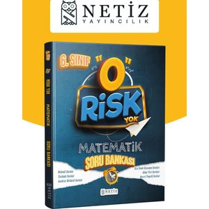 Netiz Yayıncılık Risk Yok 6. Sınıf Matematik Soru Bankası
