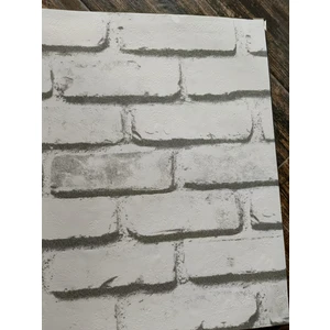 Kms Home 3 Boyutlu Hava Alabilen Silinebilir Kabartmalı Taş Desen Duvar Kağıdı 5 M²