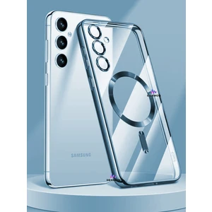 Galaxy S24 Fe Kılıf Kamera Lens ve Hoparlör Toz Korumalı Magsafe Şarj Özellikli Esnek Silikon
