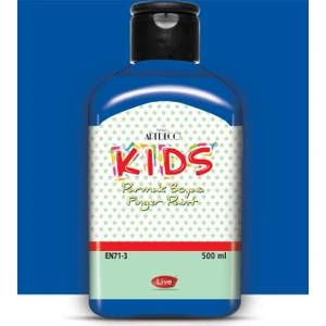 Kids Parmak Boya 500 ml Mavi