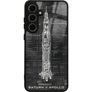 Samsung S24 Fe Apollo Plan Tasarımlı Glossy Telefon Kılıfı
