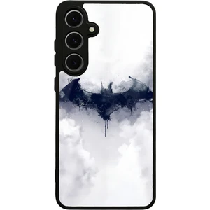 Samsung S24 Fe Beyaz Batman Tasarımlı Glossy Telefon Kılıfı