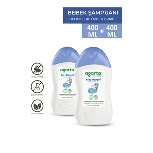 2 Adet Erkek Bebek/Çocuklarına Özel Şampuan  400 Ml