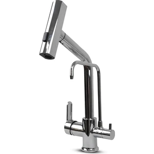 İdeal Mağaza Su Arıtma Cihazı Için 3 Yollu Spiralli Musluk