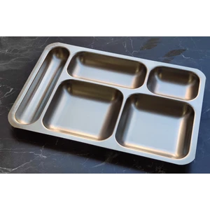 Göksan Mutfak Çelik Paslanmaz Tabldot Tabak