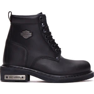 Harley Davidson Kadın Siyah Deri Gibson Postal Bot 025G100109