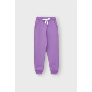 Basic Mor Çocuk Eşofman Altı 3-8 Yaş Cepli