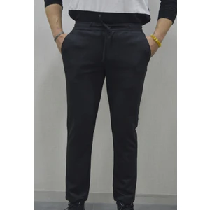 Erkek Antrasit Çelik Örme Jogger Pantolon