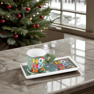 New Year Yılbaşı Hoho 2 Kişilik Kahve Fincanı 100 ml