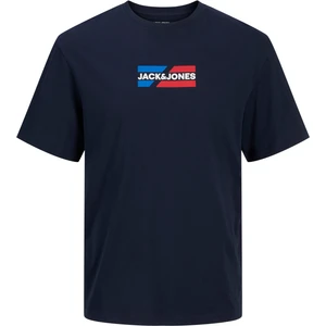 Jack & Jones Bisiklet Yaka Logo Baskili Tisört - Corp