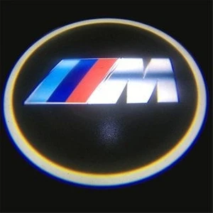 Bmw M Araçlar Için Pilli Yapıştırmalı Kapı Altı LED Logo