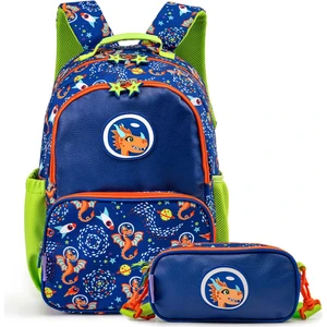 Milk & Moo Milk&moo Çocuk Sırt Çantası ve Bel Çantası Fonksiyonlu Kalem Kutusu Seti Ponix